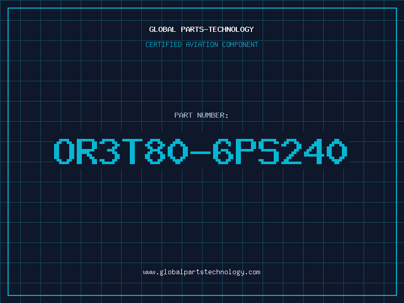 Aviation Part OR3T80-6PS240