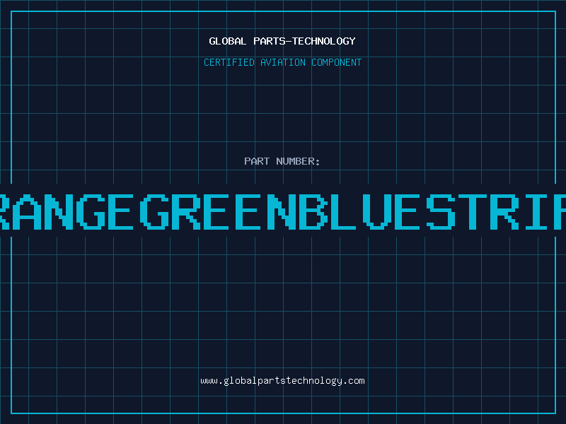 Aviation Part ORANGEGREENBLUESTRIPE