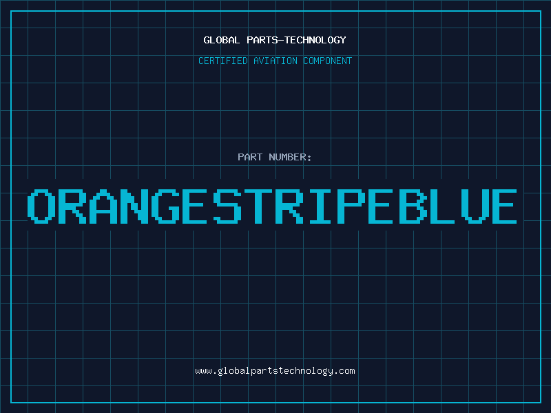 Aviation Part ORANGESTRIPEBLUE