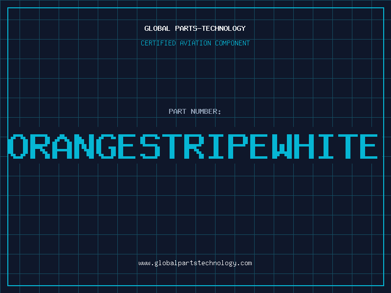 Aviation Part ORANGESTRIPEWHITE