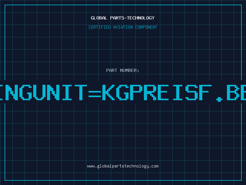 Aviation Part ORDERINGUNIT=KGPREISF.BEARBEI
