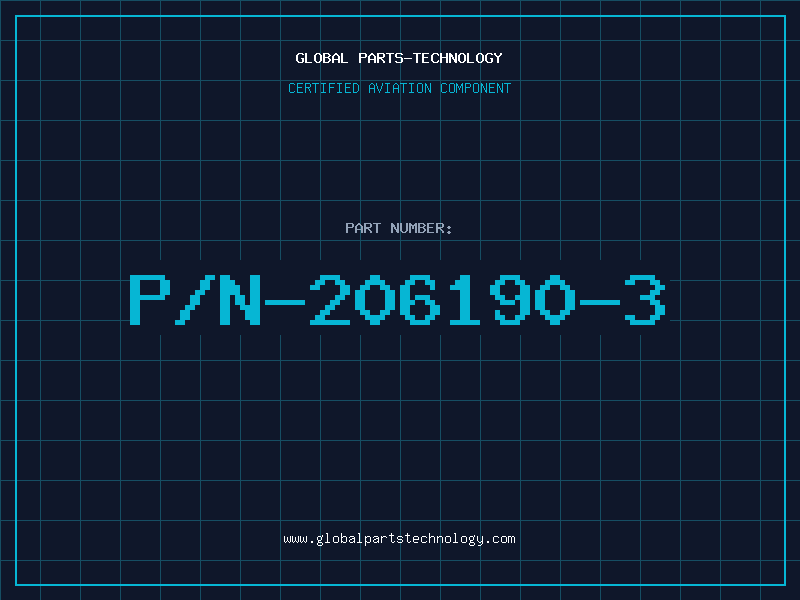 Aviation Part P/N-206190-3