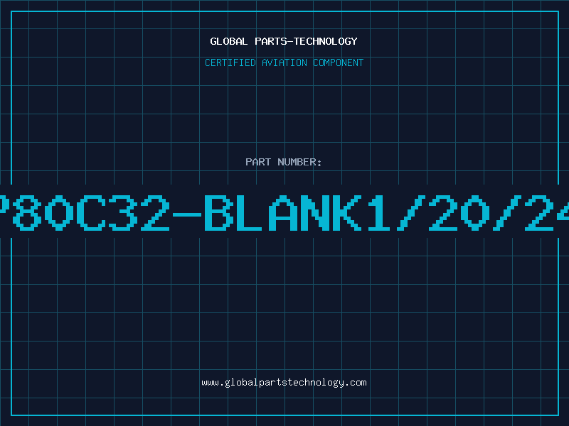 Aviation Part P/TP80C32-BLANK1/20/24/33