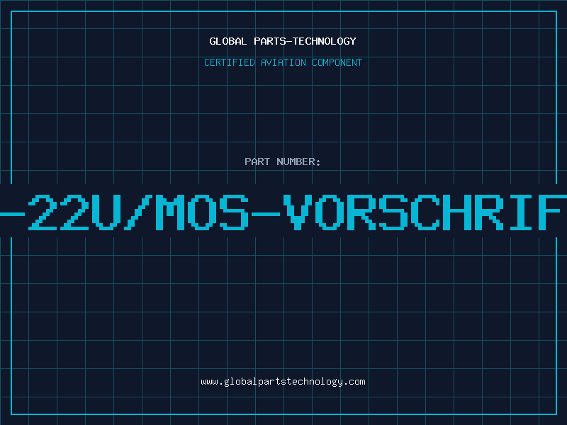 Aviation Part P-22U/MOS-VORSCHRIFT