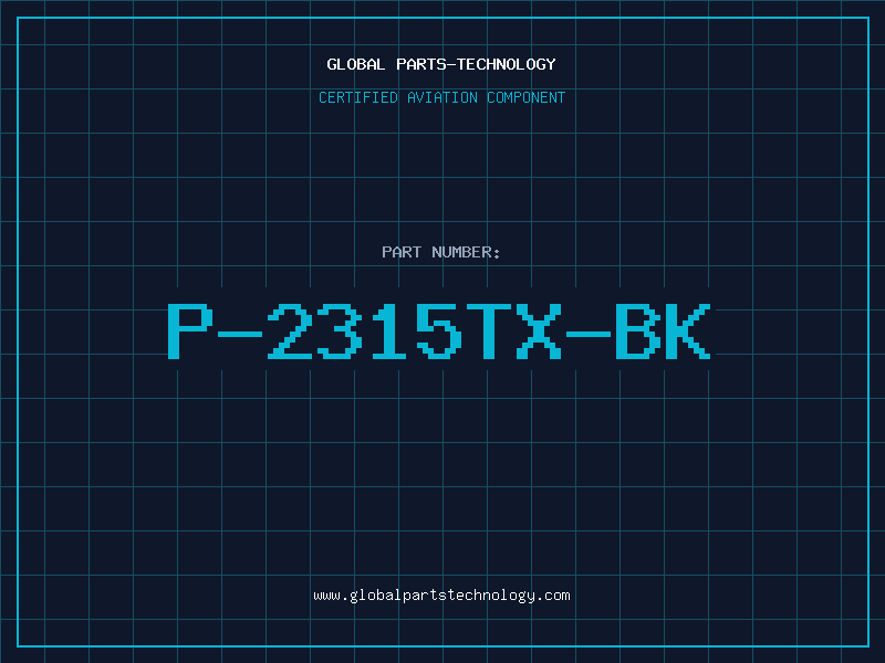 Aviation Part P-2315TX-BK