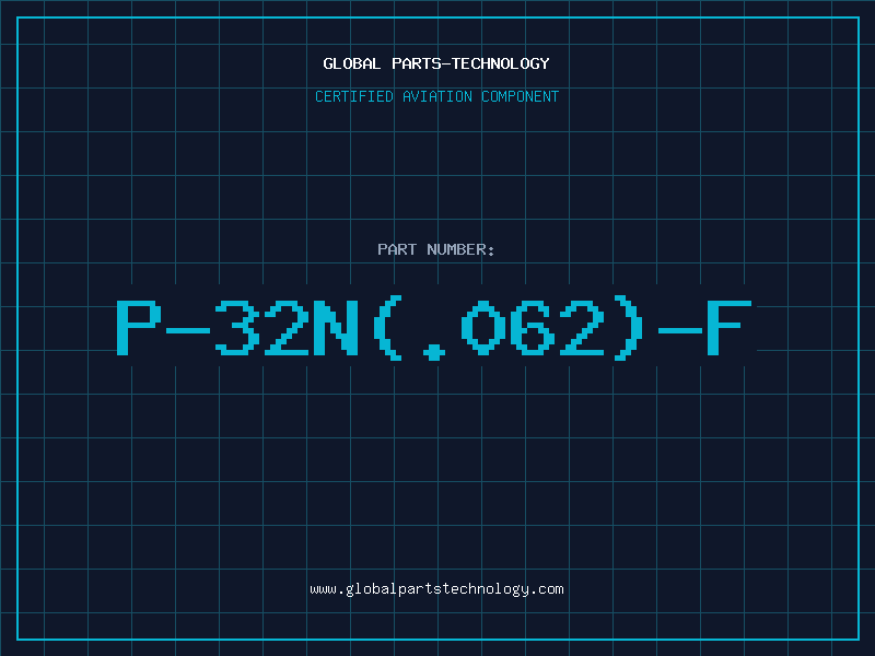 Aviation Part P-32N(.062)-F