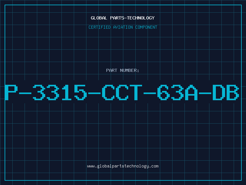 Aviation Part P-3315-CCT-63A-DB