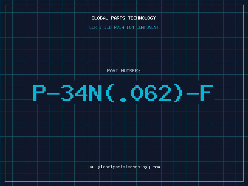 Aviation Part P-34N(.062)-F