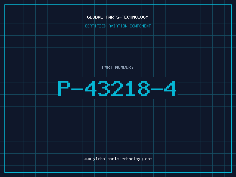Aviation Part P-43218-4