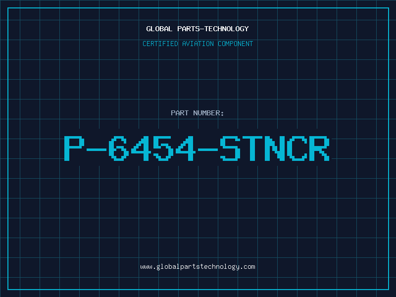 Aviation Part P-6454-STNCR
