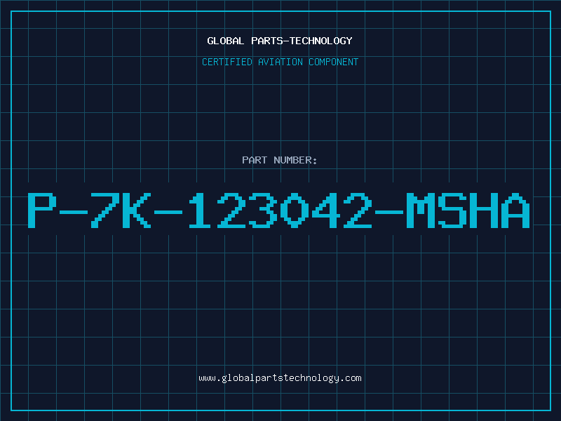 Aviation Part P-7K-123042-MSHA