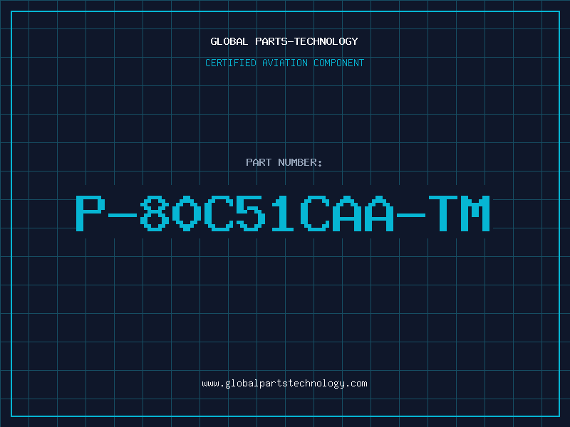 Aviation Part P-80C51CAA-TM