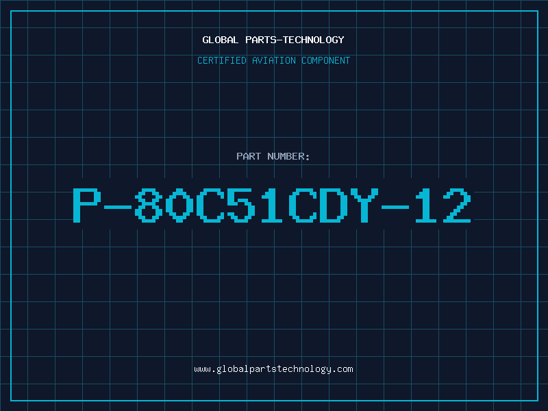 Aviation Part P-80C51CDY-12