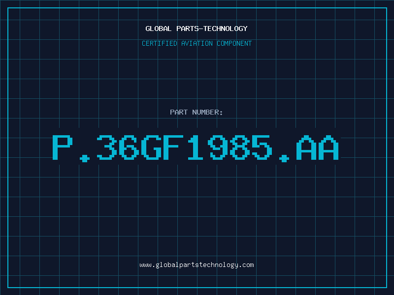 Aviation Part P.36GF1985.AA