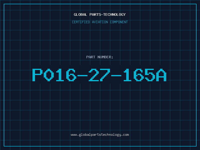 Aviation Part P016-27-165A