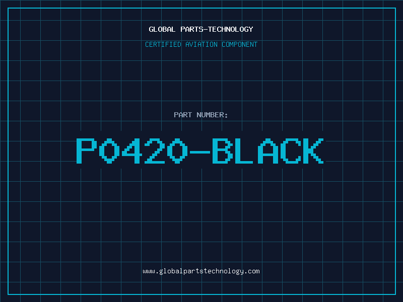 Aviation Part P0420-BLACK