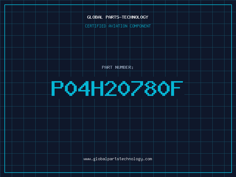 Aviation Part P04H20780F