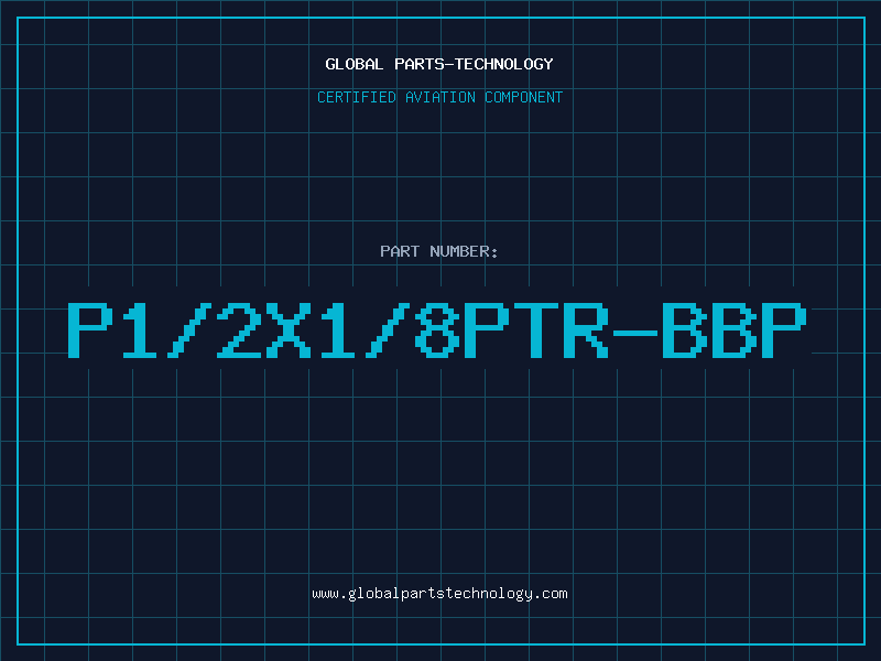 Aviation Part P1/2X1/8PTR-BBP