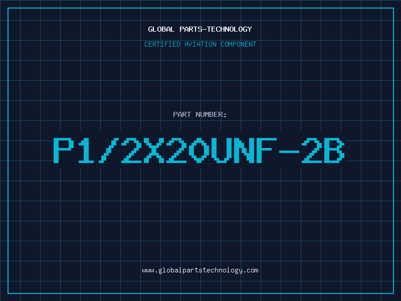 Aviation Part P1/2X20UNF-2B