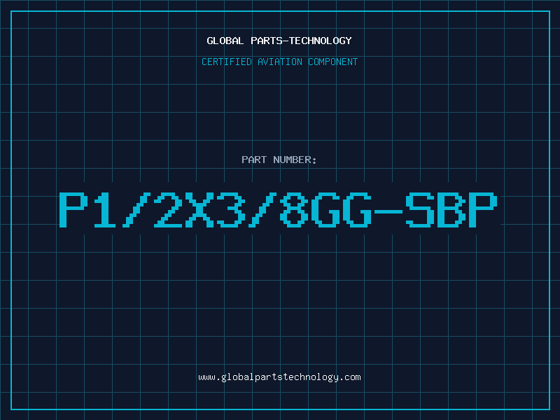 Aviation Part P1/2X3/8GG-SBP