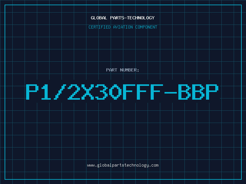 Aviation Part P1/2X30FFF-BBP