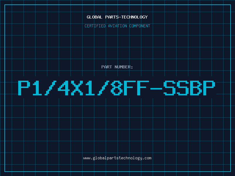 Aviation Part P1/4X1/8FF-SSBP