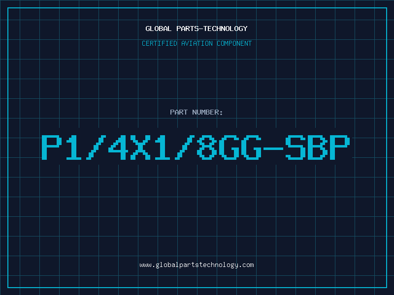 Aviation Part P1/4X1/8GG-SBP