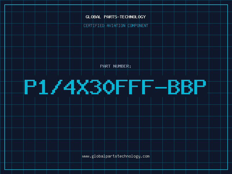 Aviation Part P1/4X30FFF-BBP