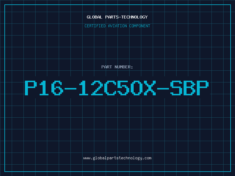 Aviation Part P16-12C5OX-SBP