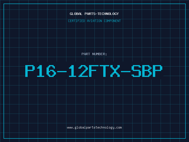 Aviation Part P16-12FTX-SBP