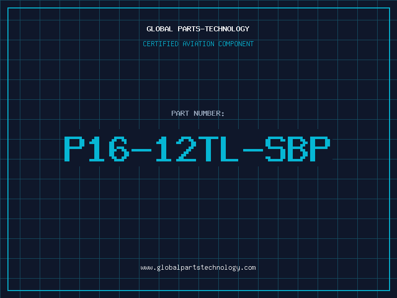 Aviation Part P16-12TL-SBP