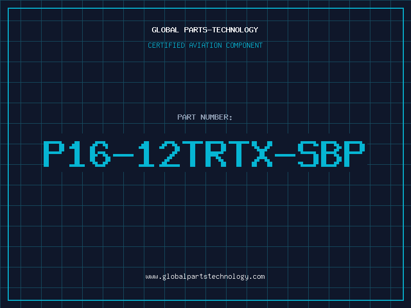 Aviation Part P16-12TRTX-SBP
