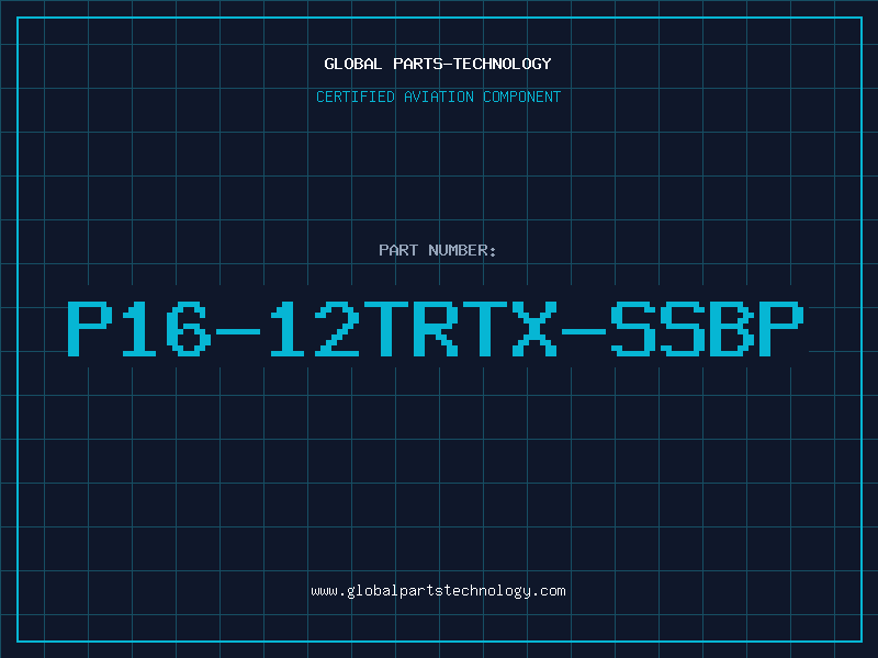 Aviation Part P16-12TRTX-SSBP
