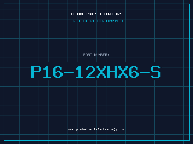 Aviation Part P16-12XHX6-S