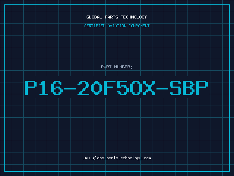 Aviation Part P16-20F5OX-SBP