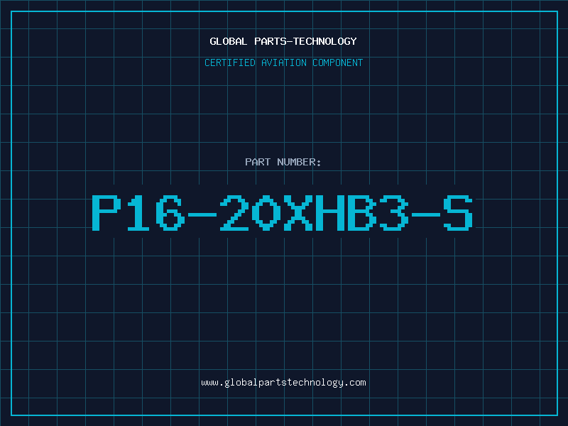 Aviation Part P16-20XHB3-S