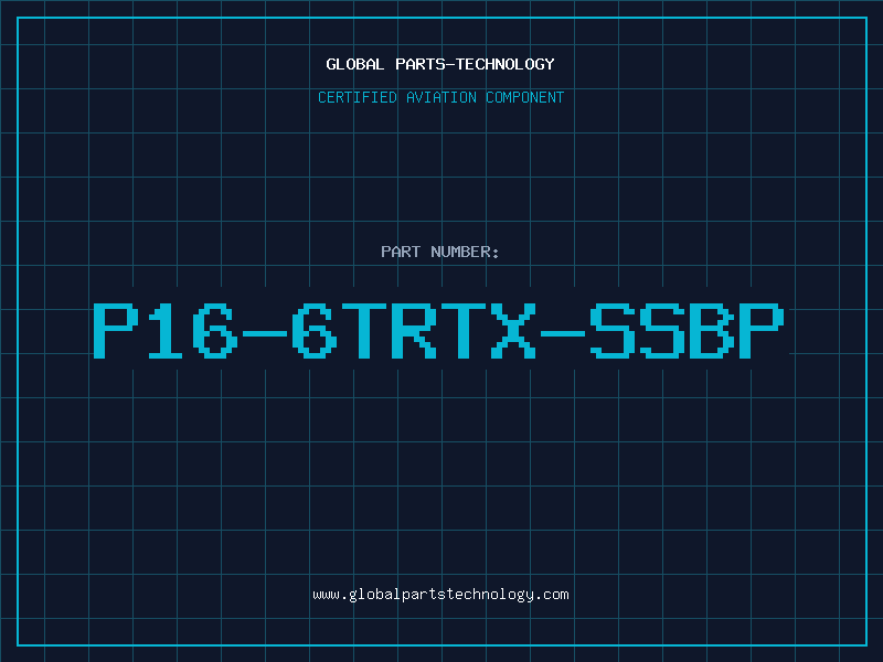 Aviation Part P16-6TRTX-SSBP