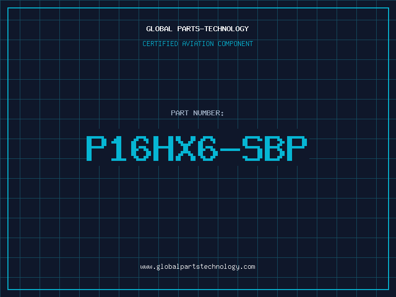 Aviation Part P16HX6-SBP