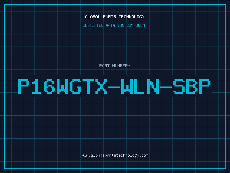 Aviation Part P16WGTX-WLN-SBP