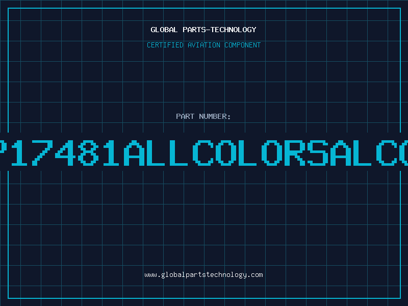 Aviation Part P17481ALLCOLORSALCO