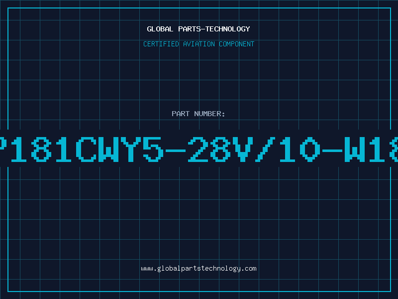 Aviation Part P181CWY5-28V/10-W18