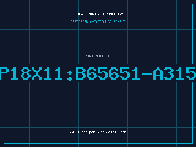 Aviation Part P18X11:B65651-A315