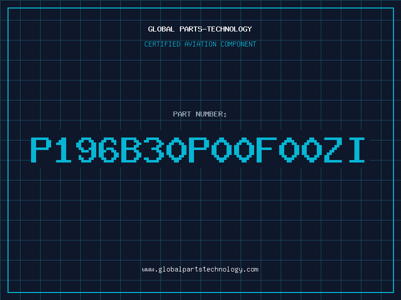 Aviation Part P196B30P00F00ZI