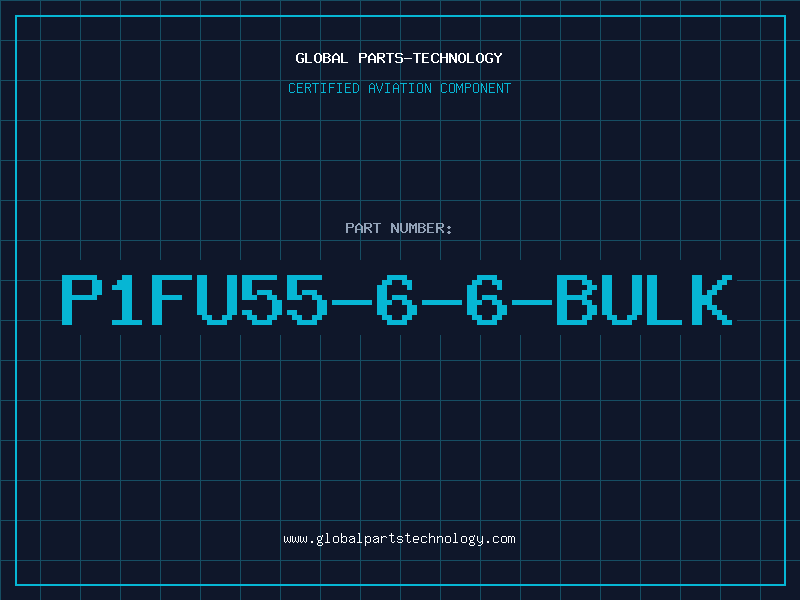 Aviation Part P1FU55-6-6-BULK