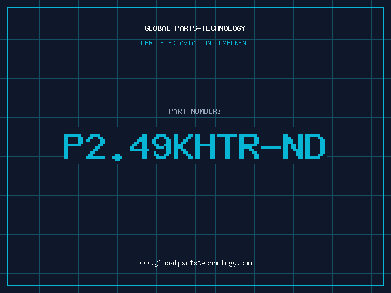 Aviation Part P2.49KHTR-ND