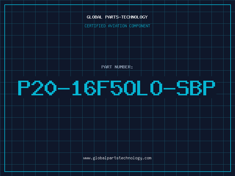 Aviation Part P20-16F5OLO-SBP
