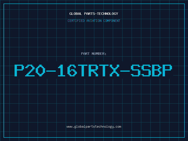 Aviation Part P20-16TRTX-SSBP