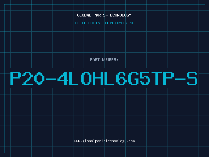 Aviation Part P20-4LOHL6G5TP-S
