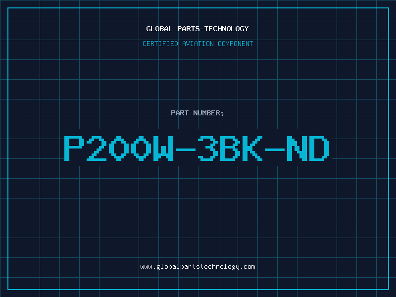 Aviation Part P200W-3BK-ND