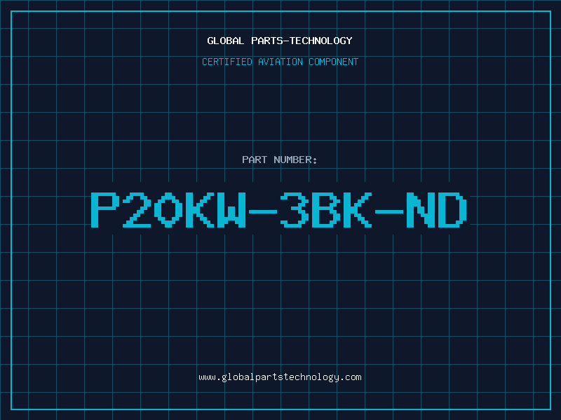 Aviation Part P20KW-3BK-ND